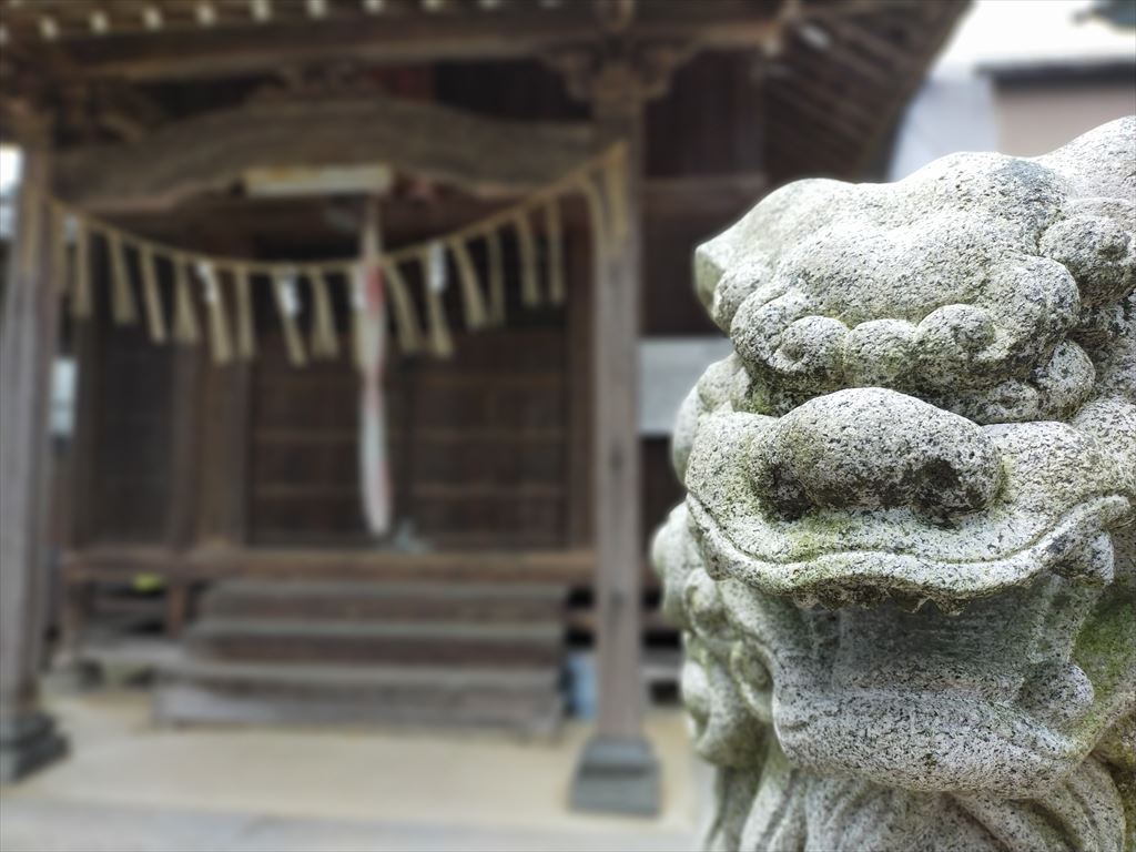 曽根神社　狛犬